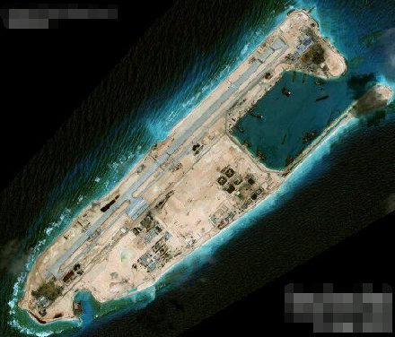 2015中国南海填海造岛面积位置图,中国南海造岛的意义和最新进展